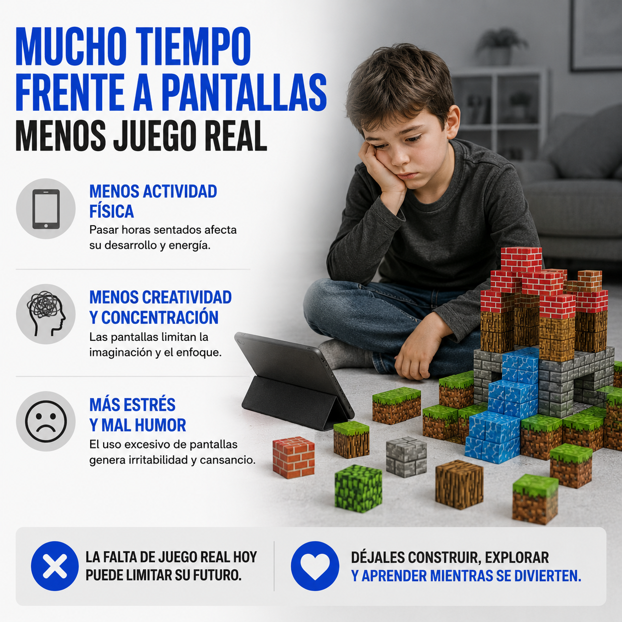 MundoCraft™ 75 Bloques Magnéticos de Construcción