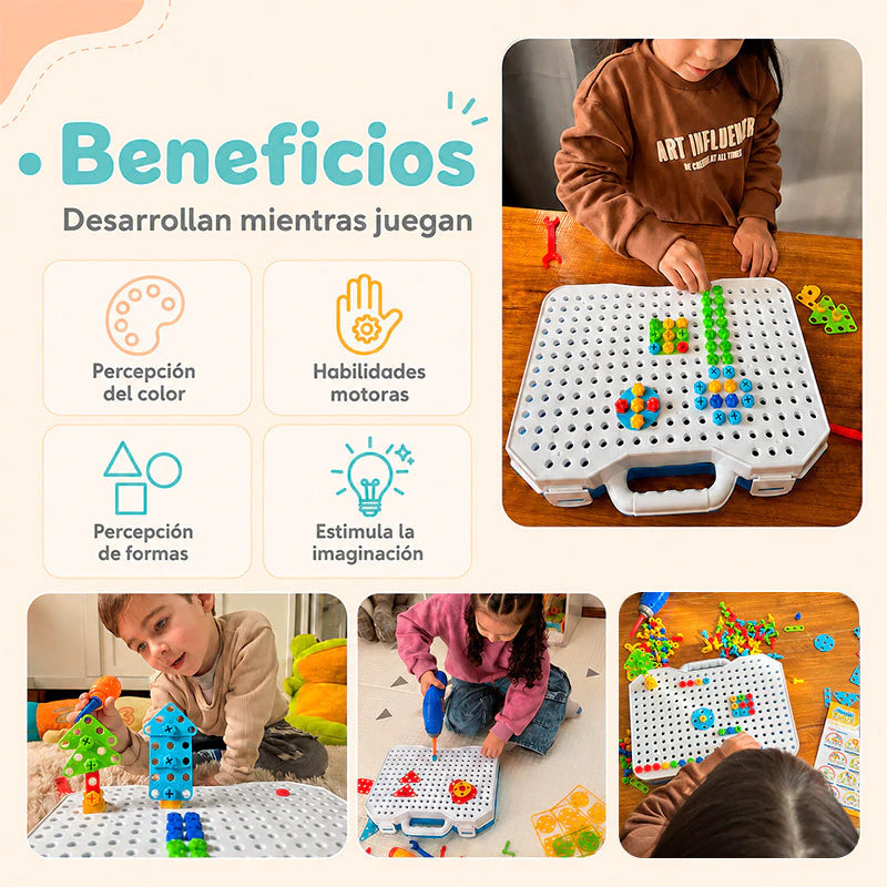 ConstruKids™ Taladro Constructor Educativo