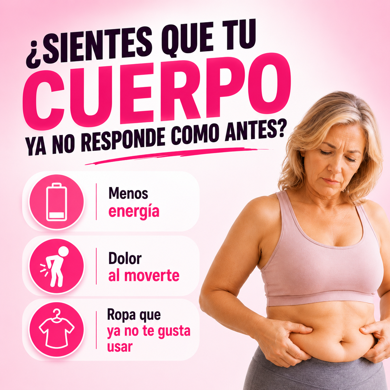 Mujer Activa™ | Recupera tu energía, tu fuerza y tu confianza en solo 30 días.