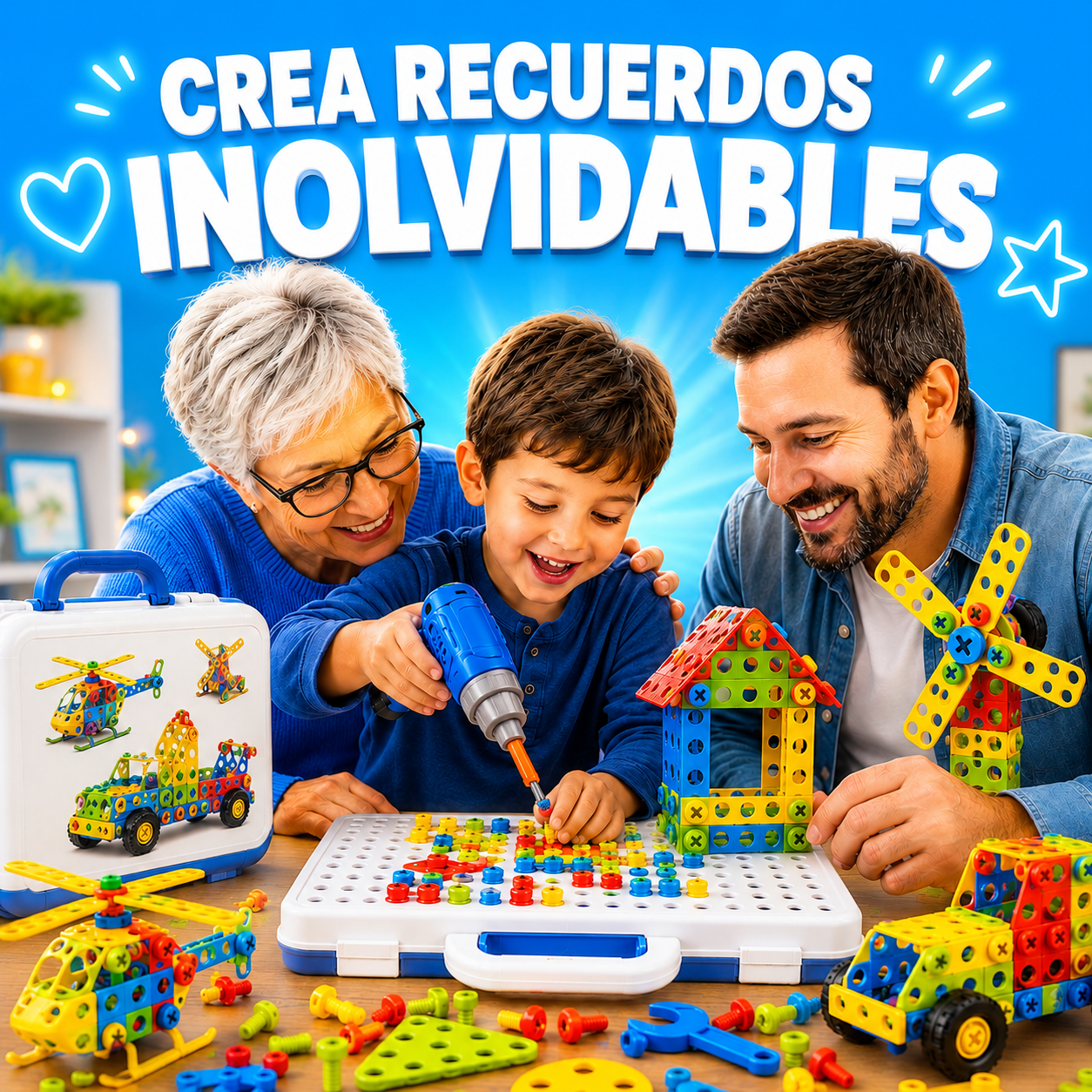 ConstruKids™ Taladro Constructor Educativo