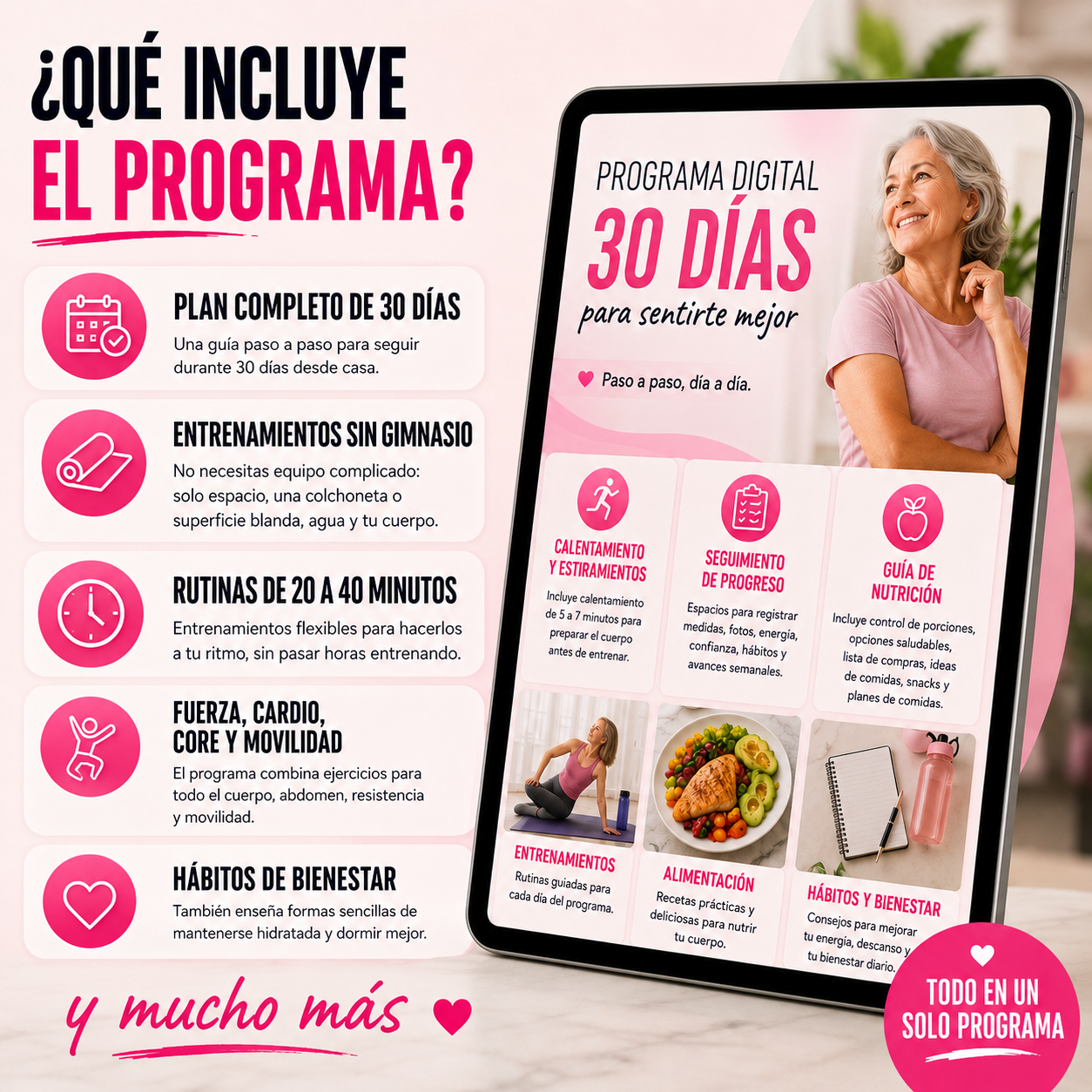 Reto 30 Días Mujer Activa™ | Recibe una Faja Chaleco Premium GRATIS