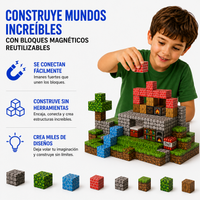 MundoCraft™ 75 Bloques Magnéticos de Construcción