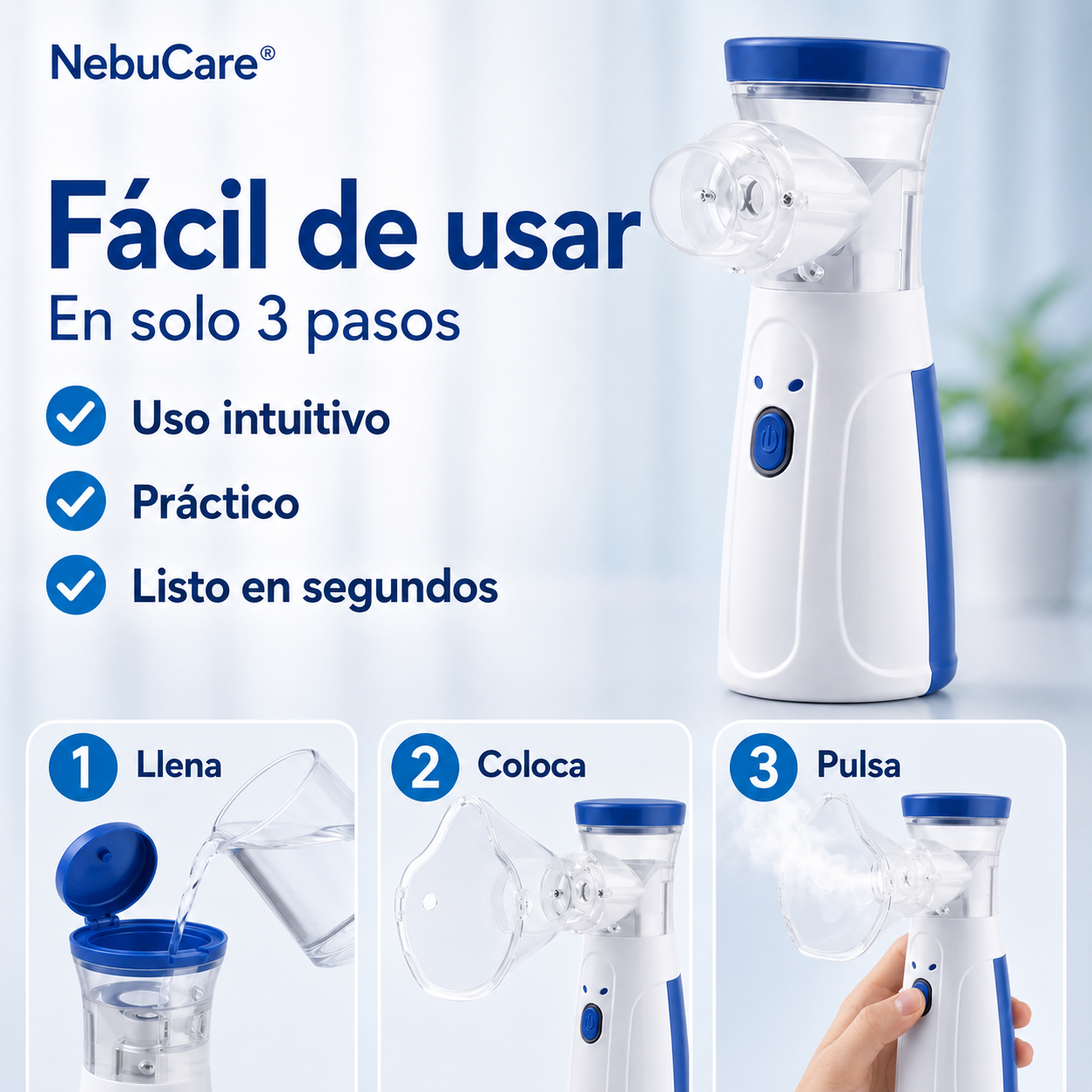 NebuCare™ Nebulizador Portátil